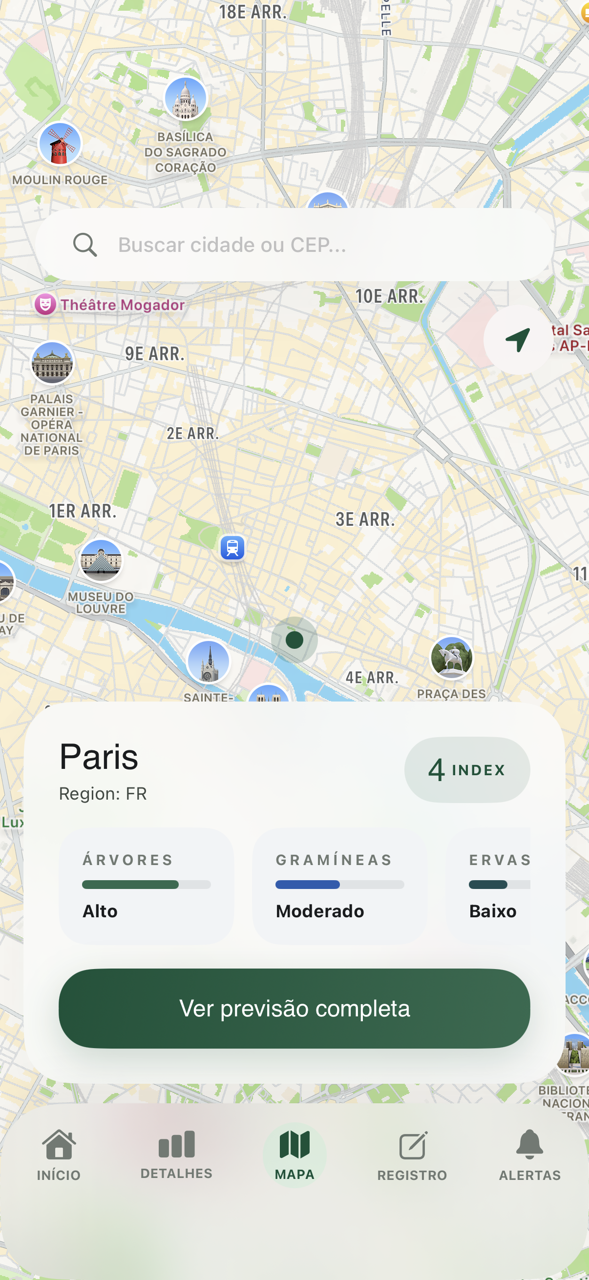 Um diário de sintomas que realmente aprende — Aeras